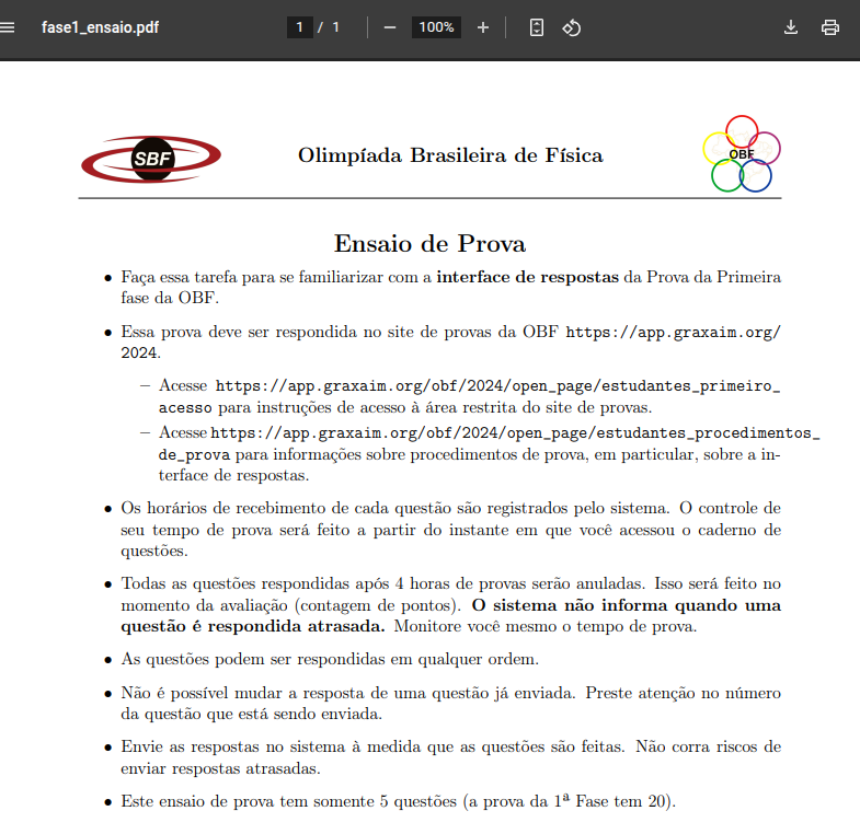 PDF da prova