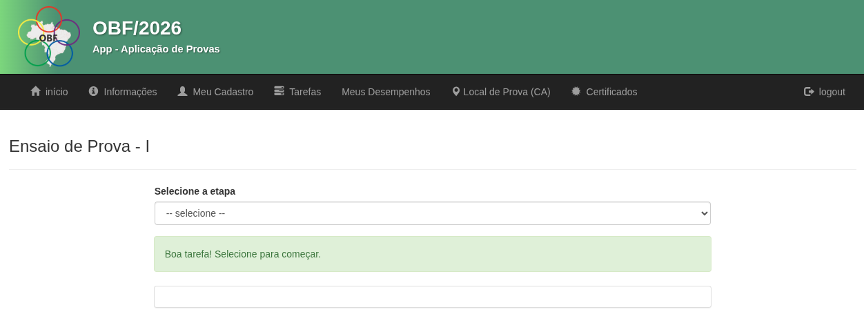 Interface de respostas